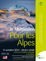 Projection du film « Multivision pour les Alpes » le 13.10.2014 à Chambéry